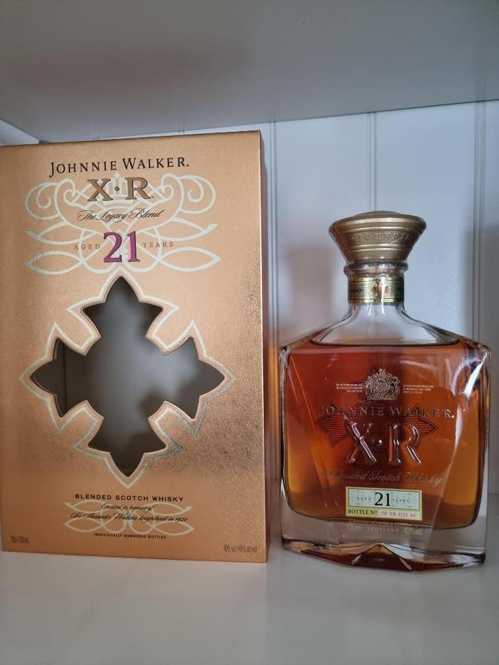 Johnnie Walker XR 21 Lees beschrijving goed!, Verzamelen, Wijnen, Zo goed als nieuw, Overige gebieden, Vol, Ophalen of Verzenden