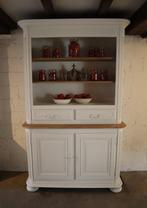 MOOIE MASSIEF EIKEN KAST / BESTAAT UIT 2 DELEN, 100 à 150 cm, Enlèvement, Utilisé, 200 cm ou plus