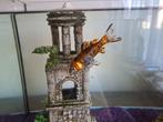 Vis met aquarium, Ophalen
