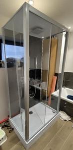 Douchecabine Aurlane 110x80cm, Ophalen, Gebruikt, Chroom, Douche