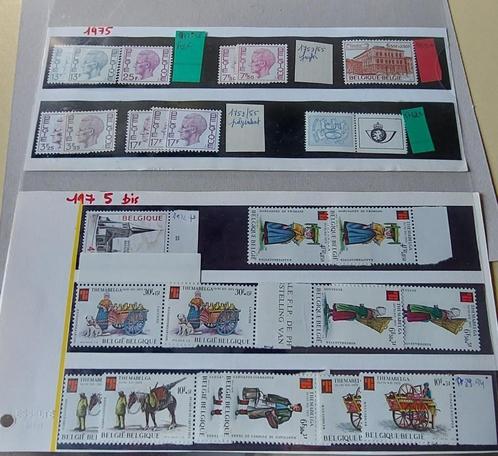 postzegels België 1975, Postzegels en Munten, Postzegels | Europa | België, Postfris, Overig, Overig, Zonder envelop, Postfris