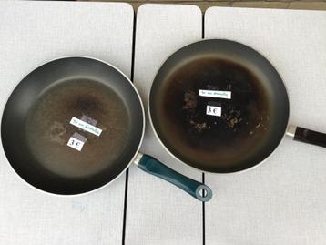 6 steelpannen aan 3 euro of aan 2 euro per pan beschikbaar voor biedingen