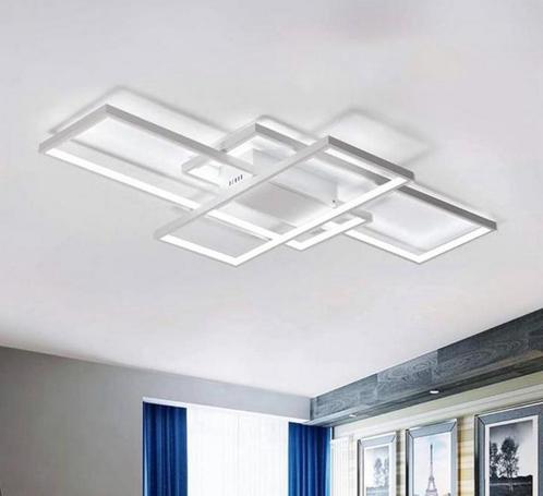 Plafonnier réglable LED blanc lampe plafond de luxe blanche, Maison & Meubles, Lampes | Plafonniers, Neuf, Métal, Enlèvement ou Envoi