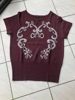 Wollen damestruitje korte mouwen Kocca L, Kleding | Dames, Truien en Vesten, Bruin, Verzenden, Maat 42/44 (L), Kocca