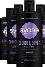 Set van 4 flessen Syoss Blonde & Silver Purple Shampoo, Enlèvement ou Envoi, Neuf, Shampoing ou Démêlant