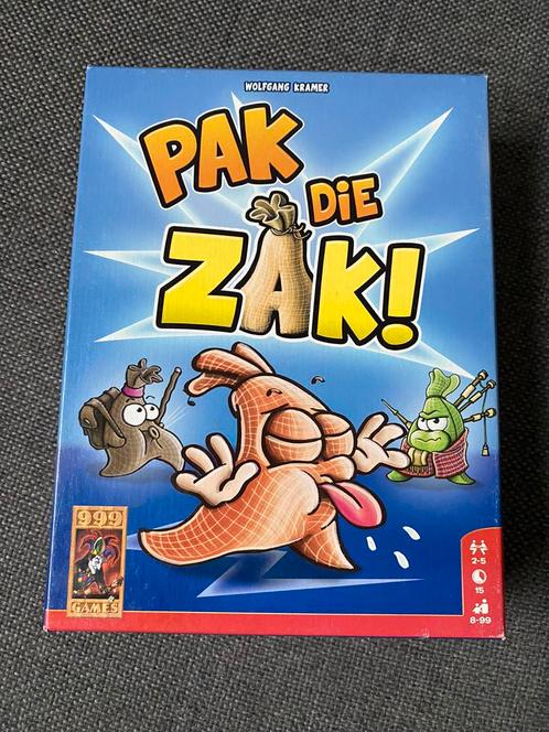 Pak die zak - gezelschapsspel, Hobby en Vrije tijd, Gezelschapsspellen | Kaartspellen, Zo goed als nieuw, Een of twee spelers