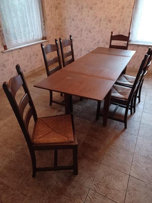 eiken eettafel uitschuifbaar, Huis en Inrichting, Tafels | Eettafels, Ophalen