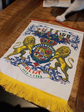 Groote wimpel aalst carnaval de lodderoiegen 1970-1988, Enlèvement ou Envoi, Comme neuf