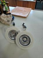 2 witte inbouwspots 16 cm, Huis en Inrichting, Ophalen of Verzenden, Zo goed als nieuw