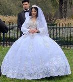 Robe de mariage, Comme neuf, Blanc, Robe de mariée