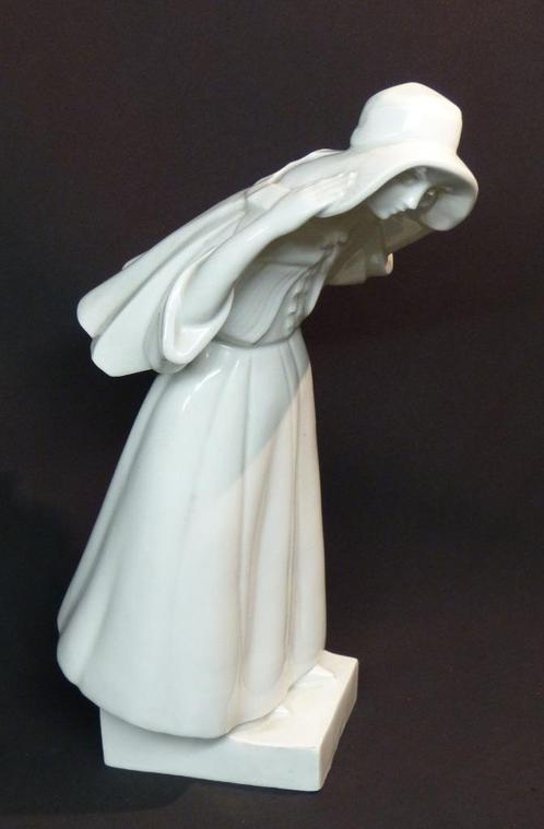 1935 remarquable statuette statue porcelaine Paris ROBJ 36cm, Antiquités & Art, Antiquités | Porcelaine, Envoi