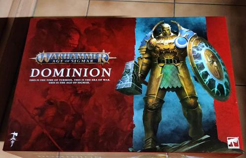 Warhammer - Age of Sigmar - Dominion, Hobby en Vrije tijd, Wargaming, Zo goed als nieuw, Warhammer, Figuurtje(s), Met verf, Ophalen of Verzenden