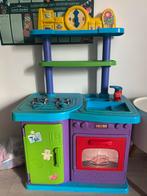 Kleurrijke speelgoedkeuken, Kinderen en Baby's, Speelgoed | Speelkeukens, Ophalen, Gebruikt, Kunststof, Speelkeuken