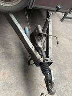 Dubbel as geremde remorque 2,5m met reserve wiel, Auto diversen, Aanhangers en Bagagewagens, Ophalen, Gebruikt