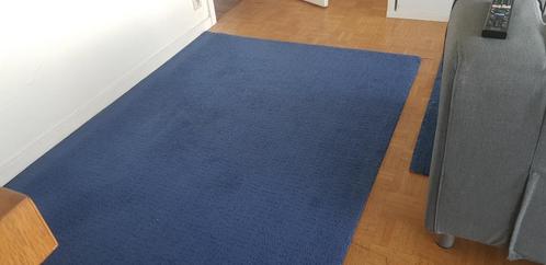 Tapis IKEA, bleu foncé, 133 x 195 cm (motif LANGSTED) x 4, Huis en Inrichting, Stoffering | Tapijten en Vloerkleden, Gebruikt