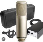 Microphone rode k2 + lampe tesla, Comme neuf