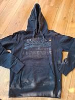 Sweat à capuche superdry taille m, Enlèvement, Porté, Bleu, Taille 48/50 (M)