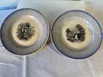 Antieke borden van Boch Frères 2 stucks, Antiek en Kunst, Antiek | Wandborden en Tegels, Ophalen