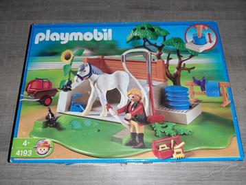 Playmobil Lieu de lavage pour Chevaux 4193