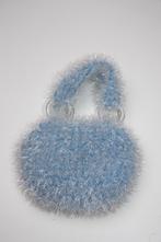 Blauw klein glitter kerst slingers hand tasje, Handtassen en Accessoires, Handtas, Blauw, Gebruikt, Ophalen of Verzenden