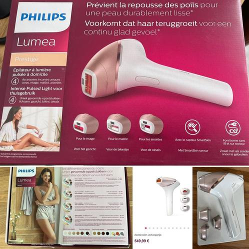 Philips Lumea Prestige IPL BR959/00 (2x gebruikt !!!), Elektronische apparatuur, Persoonlijke Verzorgingsapparatuur, Nieuw, Scheren en Epileren