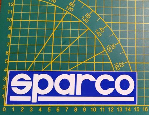 Sticker Sparco Racing Equipment, Verzamelen, Stickers, Ophalen of Verzenden