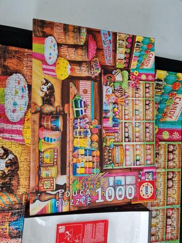 2 puzzels van 1000 stuks beschikbaar voor biedingen