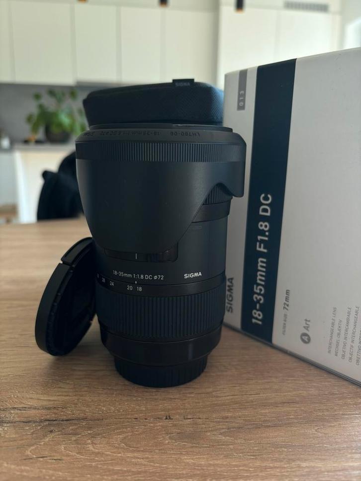 Sigma 18-35mm f1.8 ef-s Canon, Audio, Tv en Foto, Foto | Lenzen en Objectieven, Gebruikt, Ophalen
