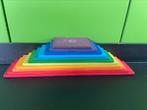 Grimms houten bouwplaten regenboog, Ophalen, Gebruikt