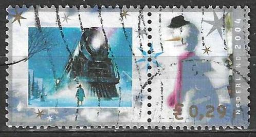 Nederland 2004 - Yvert 2178 - Sneeuwman met label (ST), Postzegels en Munten, Postzegels | Nederland, Gestempeld, Verzenden