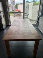 Echte eiken tafel 240 L x 100B x 77H, Enlèvement ou Envoi, Utilisé