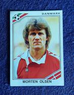 Panini sticker card voetbal  ' WK Mex 1986 - Morten Olsen ', Ophalen of Verzenden, Nieuw, Poster, Plaatje of Sticker