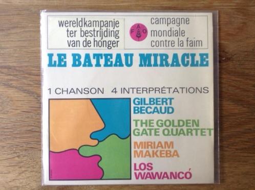 single gilbert becaud / the golden gate quartet, Cd's en Dvd's, Vinyl Singles, Single, Pop, 7 inch, Ophalen of Verzenden