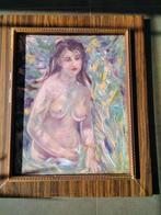 Oud schilderij getekend Renoir, Ophalen