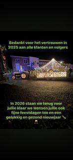 Tuinenleuckx minitractor werktuigen kraan & chauffeur tehuur, Zakelijke goederen, Ophalen, Kraan