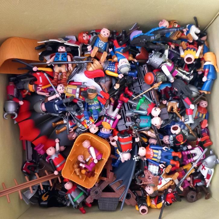 Enorme Playmobil-set Knights in bulk, Kinderen en Baby's, Speelgoed | Playmobil, Zo goed als nieuw, Los Playmobil, Ophalen