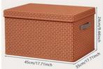Grand rangement pliable avec couvercle, Doe-het-zelf en Bouw, Kratten en Dozen, Ophalen of Verzenden, Nieuw, Overige typen