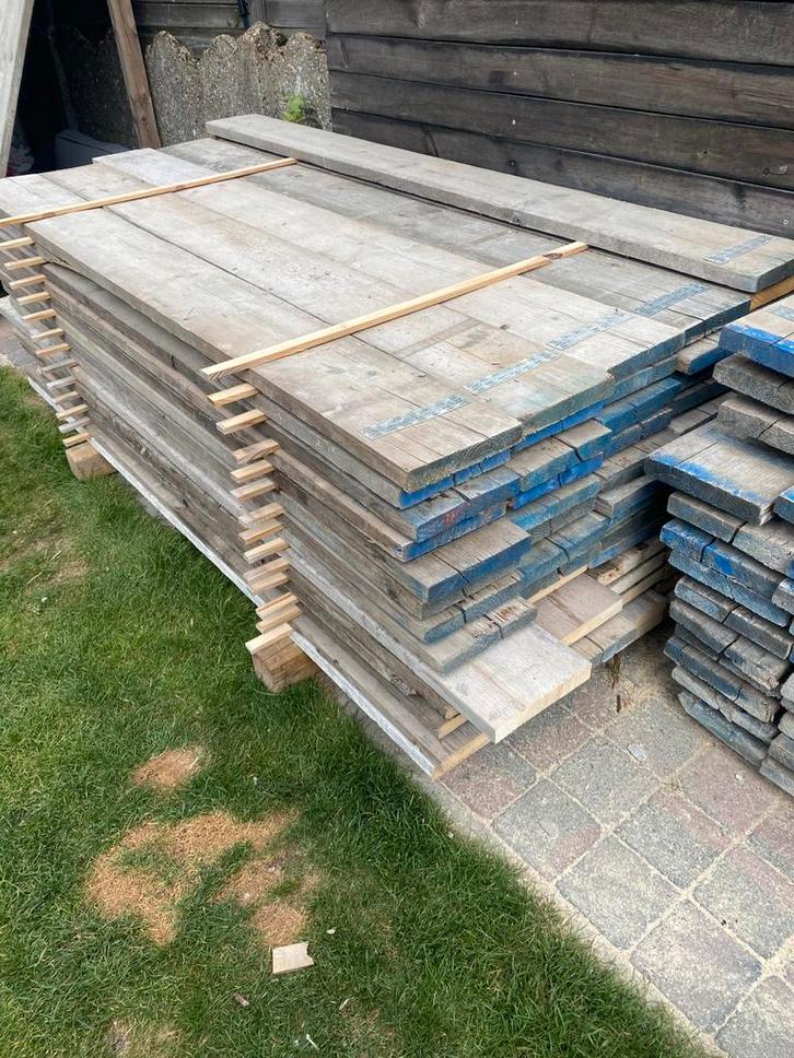 Gebruikt steigerhout ( top kwaliteit) (3euro ), Doe-het-zelf en Bouw, Platen en Panelen, Zo goed als nieuw, Ophalen