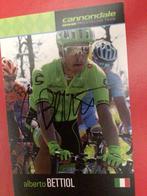 Wielerkaart 2016 team cannondale alberto bettiol signe, Envoi, Comme neuf