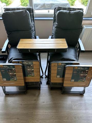 Camping/tuinset - tafels, stoelen, relax -160€ beschikbaar voor biedingen