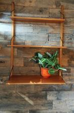 Vintage wandrek ontworpen door Poul Cadovius, Huis en Inrichting, Woonaccessoires | Wandplanken en Boekenplanken, Ophalen, Zo goed als nieuw