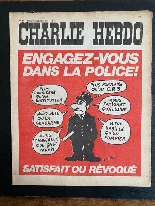 Charlie Hebdo 44 uit "1971", Verzamelen, Tijdschriften, Kranten en Knipsels, Tijdschrift, 1960 tot 1980, Ophalen of Verzenden