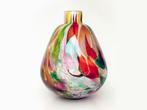 vaas gekleurd glas Fidrio, Huis en Inrichting, Gebruikt, Overige kleuren, Ophalen of Verzenden, Glas