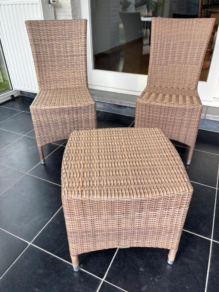 Wickerstoelen, Tuin en Terras, Tuinstoelen, Zo goed als nieuw, Kunststof, Ophalen