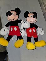 2 mickey mouse 30 cm, Comme neuf, Mickey Mouse, Enlèvement ou Envoi