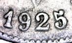 Variété 10 Variété 10 cts 1925 NL Belgique double date (25), Envoi, Monnaie en vrac, Métal