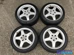 MERCEDES SLK AMG velgen met banden 17 inch 5x112 breedset, Ophalen, Gebruikt, Mercedes-Benz