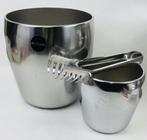 ALESSI vintage set champagne emmer + ijs emmer +tang, Gebruikt, Italy, Ophalen of Verzenden, Alessi
