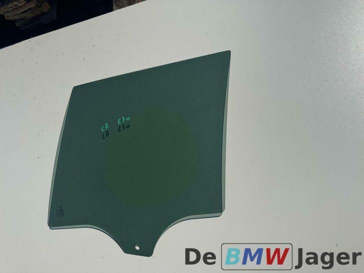 Zijruit links achter zwart BMW X5 E70 51357163751, Auto-onderdelen, Ruiten en Toebehoren, BMW, Gebruikt, Ophalen of Verzenden