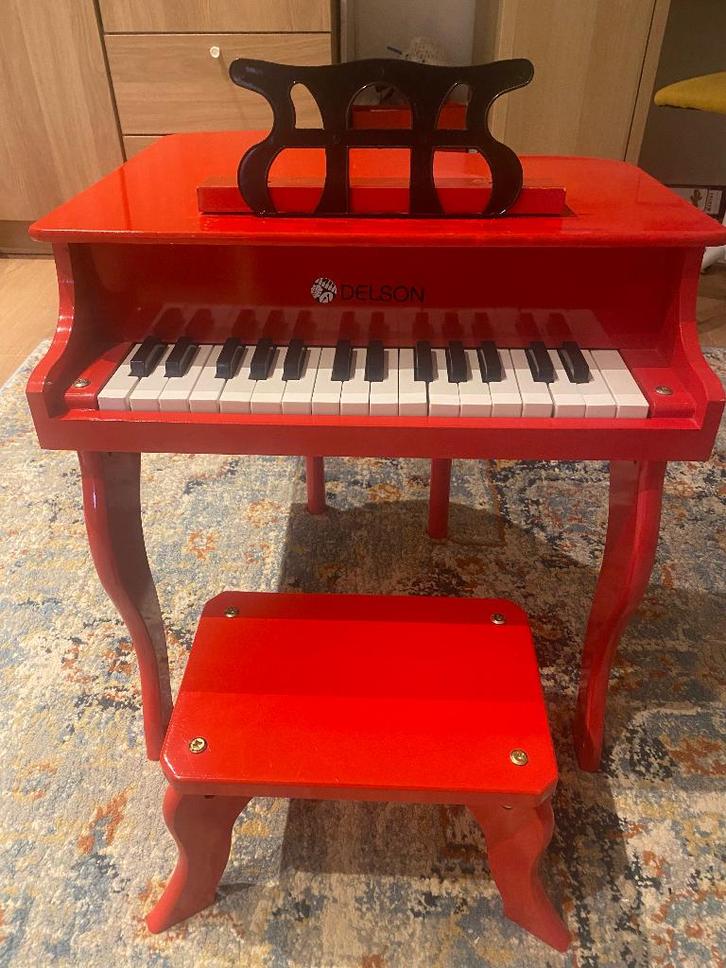 Kinderpiano met 30 toetsen, Kinderen en Baby's, Speelgoed | Overig, Zo goed als nieuw, Jongen of Meisje, Ophalen